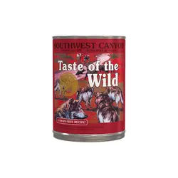 کنسرو غذای سگ تیست آف د وایلد Taste Of The Wild Southwest Canyon Canine وزن 390 گرم