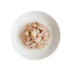 کنسرو غذای گربه کیت کت با طعم ماهی تن و صدف KitCat Tuna & Scallop وزن 80 گرم