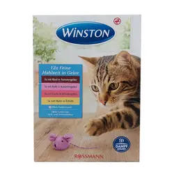 پوچ گربه وینستون در ژله Winston In Jelly Pack بسته 12 عددی