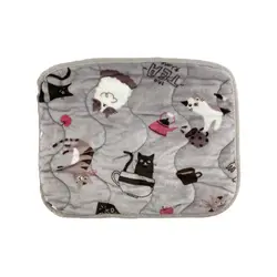 زیرانداز طرح دار سگ و گربه سایز 50*40