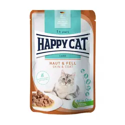 پوچ گربه هپی کت پوست و مو Happy Cat Sensitive Skin & Coat وزن 85 گرم