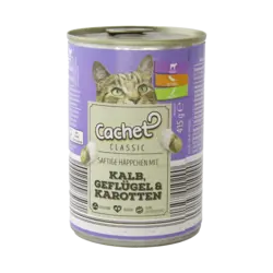 بسته کنسرو گربه کچت Cachet Conserve Pack مجموعه 4 عددی