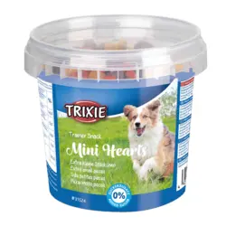 تشویقی سگ تریکسی مدل Mini Hearts با طعم مخلوط وزن 200 گرم