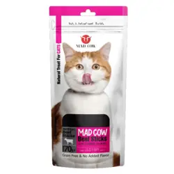 تشویقی گربه مدکاو مدل Beef Soft Sticks وزن 70 گرم