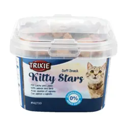 تشویقی نرم گربه تریکسی مدل Kitty Stars وزن 140 گرم