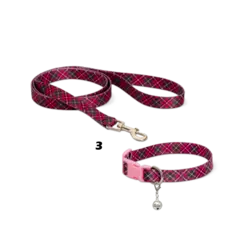 قلاده گردنی سگ نیناپت مدل پترن همراه با لید سایز 2