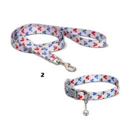 قلاده گردنی سگ نیناپت مدل ریتم همراه لید سایز ۱