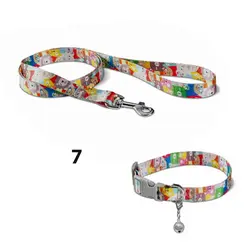 قلاده گردنی سگ نیناپت مدل ریتم همراه لید سایز ۱