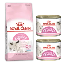 بسته غذای خشک و تر گربه رویال کنین مدل Mother & Baby
