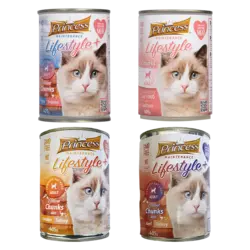 بسته کنسرو غذای گربه پرینسس مدل Adult Pack مجموعه ۴ عددی