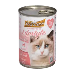 بسته کنسرو غذای گربه پرینسس مدل Adult Pack مجموعه ۴ عددی