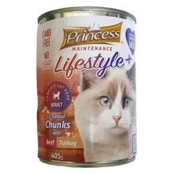 بسته کنسرو غذای گربه پرینسس مدل Adult Pack مجموعه ۴ عددی