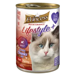 بسته کنسرو غذای گربه پرینسس مدل Adult Pack مجموعه ۴ عددی