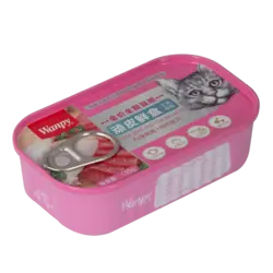 غذای کاسه ای گربه ونپی مدل Tuna & Chicken وزن ۱۲۰ گرم