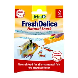 اسنک ماهی تترا Tetra Fresh Delica Blood Worms وزن 48 گرم
