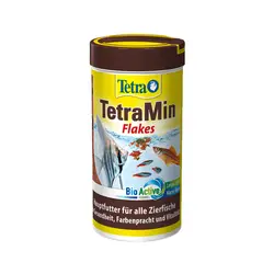 غذای پولکی کامل ماهی تترا Tetramin Flakes وزن 500 میلی لیتر