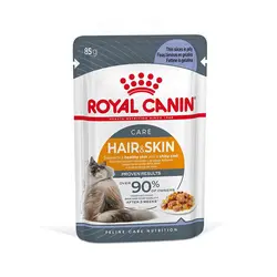 پوچ گربه رویال کنین Royal Canin Hair & Skin وزن 85 گرم