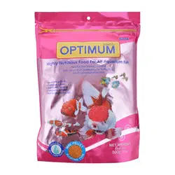 غذای ماهی اپتیمم فود پلیت Optimum Fish Food Plate وزن 500 گرم