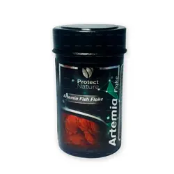 غذای پولکی ترکیبی فلیک پروتکت نیچر Protect Nature Artemia Flake Food حجم 50 میلی لیتر