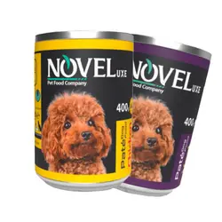 بسته کنسرو پته سگ نوول Novel Pate Pack Cats 400 Gr مجموعه 2 عددی