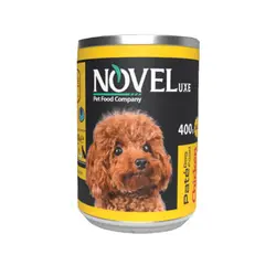 بسته کنسرو پته سگ نوول Novel Pate Pack Cats 400 Gr مجموعه 2 عددی