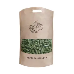 پلت یونجه مخصوص جوندگان با طعم نعنا هپی بانی وزن 500 گرم