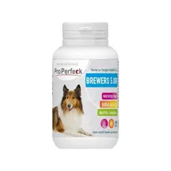 قرص تقویت کننده پوست و مو سگ پروپرفک Properfeck Dog Brewers Tablet بسته 150 عددی