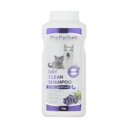 شامپو خشک پودری حیوانات پروپرفک با رایحه لوندر Properfeck Dry Clean Shampoo وزن 150 گرم