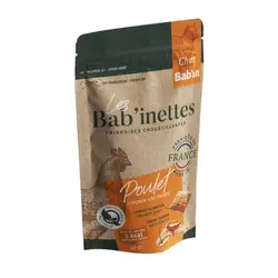 تشویقی رژیمی گربه عقیم شده بابین با طعم مرغ Babinette Adult Cat Terrine Chicken وزن 60 گرم