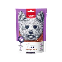 تشویقی سوسیسی سگ ونپی با طعم اردک Wanpy Duck Sausages وزن 100 گرم