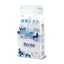 غذای خشک درمانی پوست و مو گربه مونژ Monge VetSolution Dermatosis Feline وزن 1.5 کیلوگرم