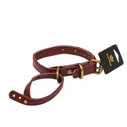 ست قلاده گردنی تسمه ای سگک دار بدون لید و دستبند سگ مدکاو Mad Cow Dog Collar with Buckle سایز M