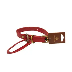 ست قلاده گردنی تسمه ای سگک دار بدون لید و دستبند سگ مدکاو Mad Cow Dog Collar with Buckle سایز M