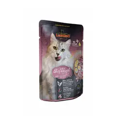 پوچ گربه لئوناردو با طعم گوشت پرندگان و تخم مرغ Leonardo Poultry & Egg وزن 85 گرم