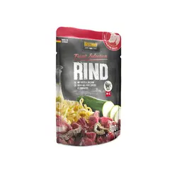 پوچ سگ بلکاندو با طعم گوشت, پاستا و کدو Belcando Beef Whit Pasta & Courgettes  وزن 300 گرم