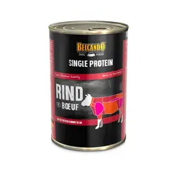 کنسرو غذای سگ بلکاندو با طعم گوشت گاو Belcando Single Protein With Beef وزن 400 گرم
