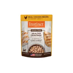 پوچ گربه اینستینکت با طعم مرغ در سس Instinct In Savory Gravy With Chicken وزن 85 گرم