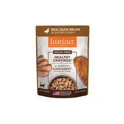 پوچ گربه اینستینکت با طعم گوشت اردک در سس Instinct In Savory Gravy With Duck وزن 85 گرم