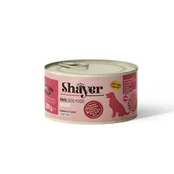 کنسرو پته سگ با طعم گوشت قرمز شایر Shayer Pate With Beef وزن 200 گرم