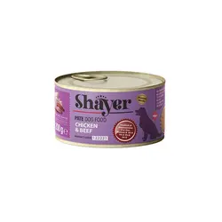 کنسرو پته سگ با طعم مرغ و گوشت قرمز شایر Shayer Pate With Chicken & Beef وزن 200 گرم