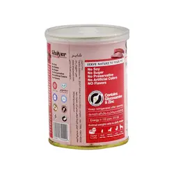 کنسرو غذای سگ دل و جگر مرغ در سس مخصوص شایر Shayer Natural Dog Food Heart & Liver وزن 400 گرم