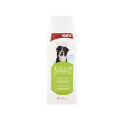 شامپو سگ بایولاین با رایحه آلوئه‌ورا Bioline Aloe Vera Shampoo حجم 250 میلی‌لیتر