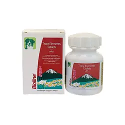 قرص تقویتی و مکمل سگ بایولاین Bioline Goat’s Milk Calcium Tablet بسته ۱۶۰ عددی