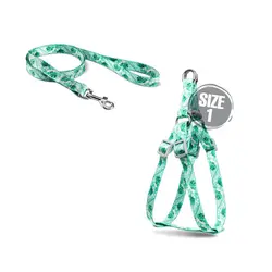 قلاده کتفی سگ نیناپت مدل پترن همراه با لید سایز ۱