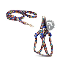 قلاده کتفی سگ نیناپت مدل پترن همراه با لید سایز ۱