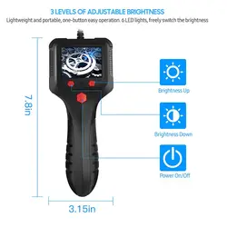 خرید و قیمت دوربین آندوسکوپی مانیتور دار P100 (50 متری) | آیبینو