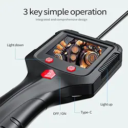 خرید و قیمت دوربین آندوسکوپی مانیتور دار P100 (50 متری) | آیبینو