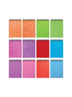 پخش عمده دفترچه یادداشت طلقی 1/16 فنردوبل (100 برگ)