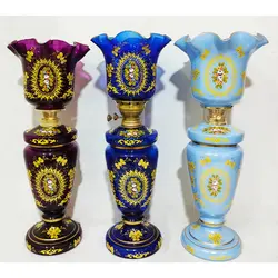 شمعدان چراغ نفتی کریمخانی ارتفاع 64 سانتی متر