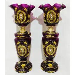 شمعدان چراغ نفتی کریمخانی ارتفاع 64 سانتی متر